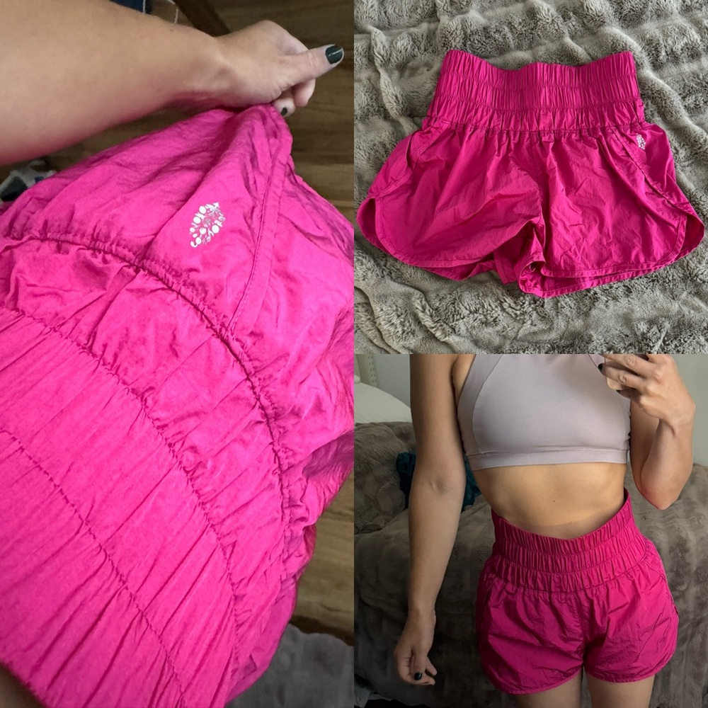FP Movement by Free People The Way Home Shorts in Passion Fruit pink m